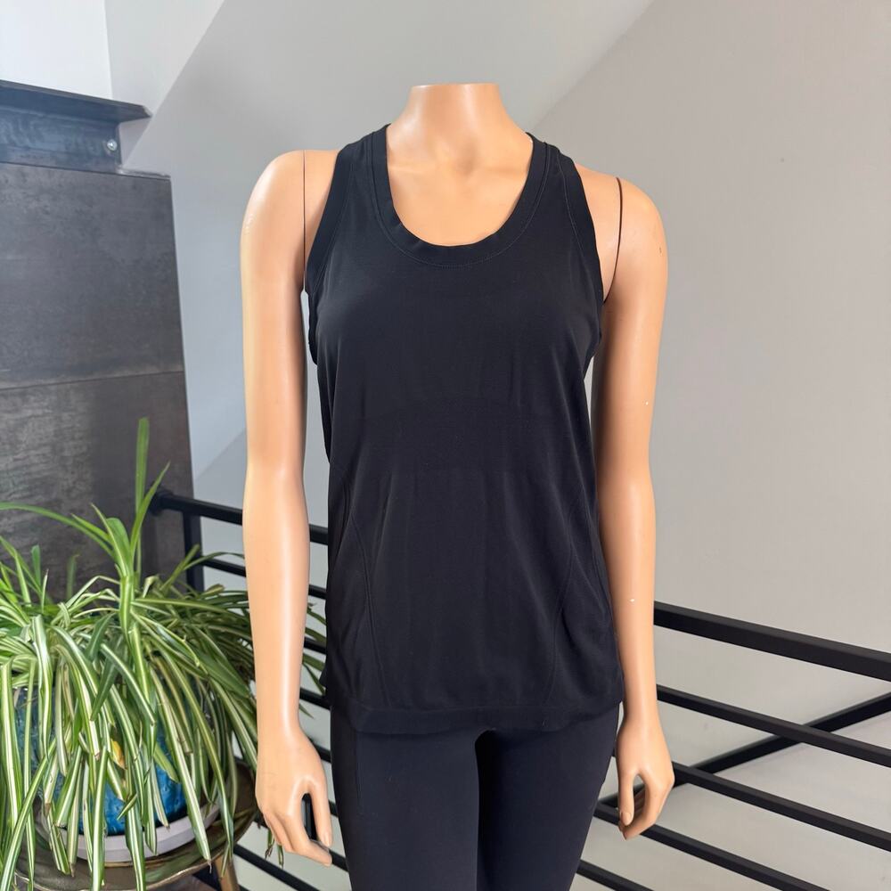 Athleta Momentum Seamless Tank Top Black Size L 530501 Workout Training